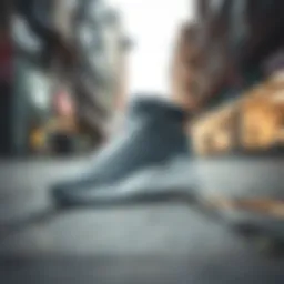 Stylish Puma Shuffle Mid footwear on urban street