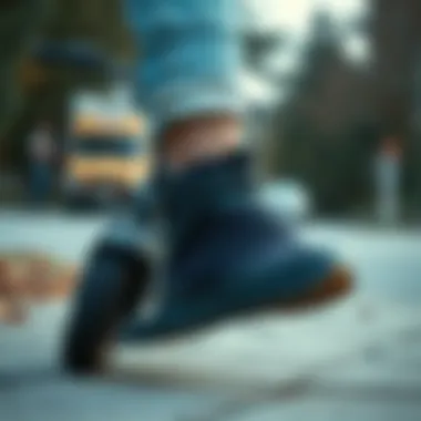 Stylish outdoor footwear designed for scooter riding