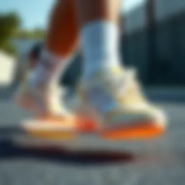 Illustration of a shoe's functionality for different sports