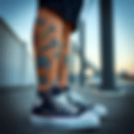 Casual Athletic Look with Short Black Converse Stylish short black Converse shoes paired with casual athletic wear