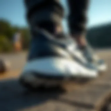 Cushioning Technology of Skechers Air Cooled Close-up view of Skechers Air Cooled cushioning technology