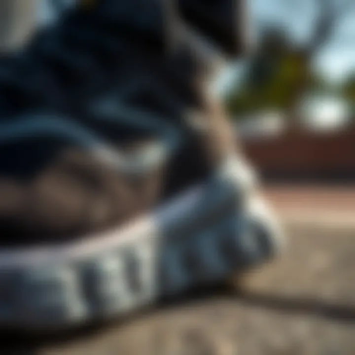 Close-up of the cushioning technology used in Skechers Go Walk Air