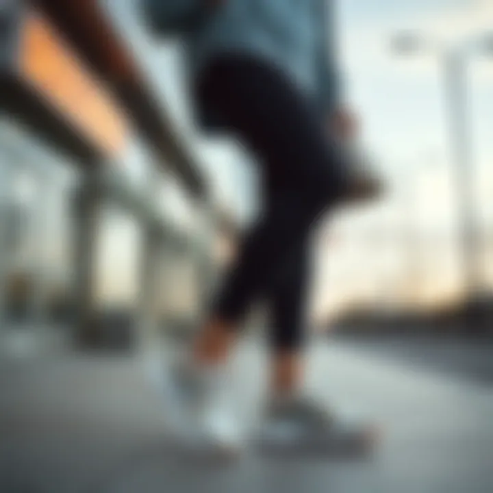 A fashionable outfit paired with Skechers Go Walk Air