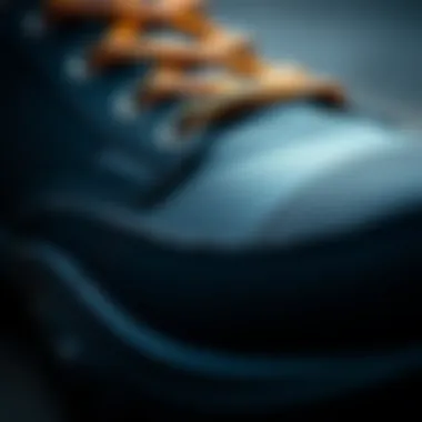 Close-up of Skechers Goodyear boot materials showcasing quality