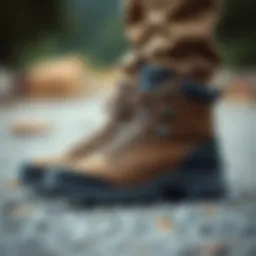 Stylish outdoor boots with rugged design