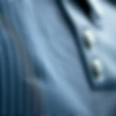 Close-up of fabric texture of Skechers polo yaka