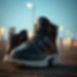 Elegant sport boots showcasing modern design