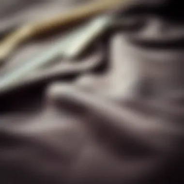 Close-up of softshell fabric technology