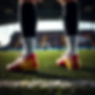 Top football players choosing their footwear