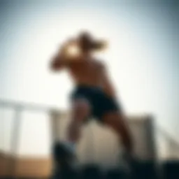 Dynamic workout session showcasing the functionality of Under Armour shorts