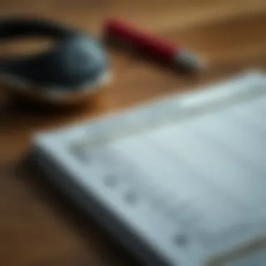 Training Schedule A well-organized running training schedule on a planner