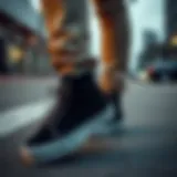 Urban Fashion with Vans Boots Stylish Vans boots complementing an urban outfit