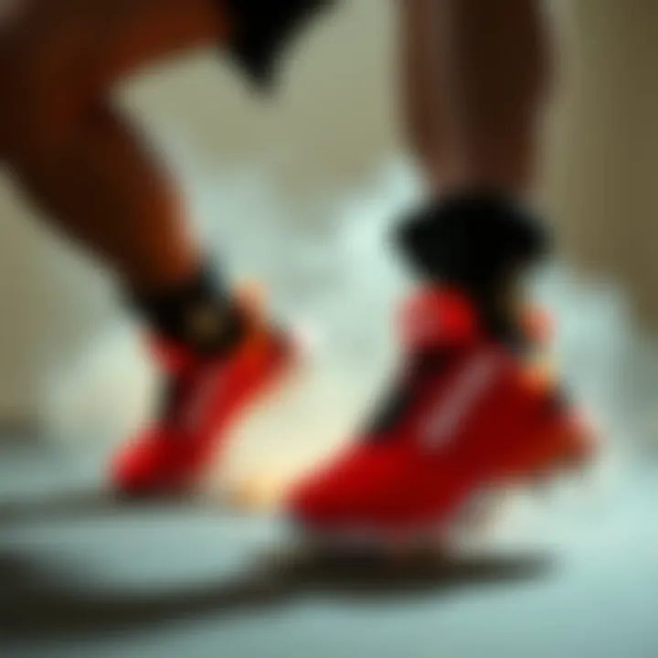 Dynamic movement showcasing the versatility of Warrior shoes