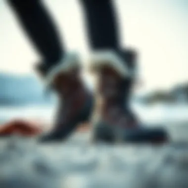 Stylish winter boots for outdoor activities