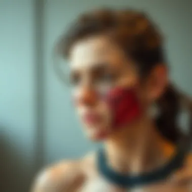 Illustration of facial muscles engaged during cheek workouts